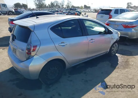2014 Toyota Prius C Two from USA, damaged, VIN JTDKDTB35E1567277